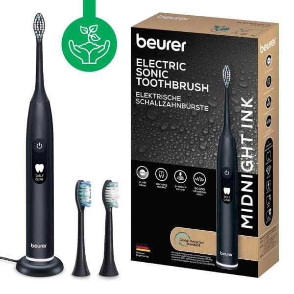 Beurer SC 50 Periuta de dinti electrica sonica Midnight Ink Green Planet
