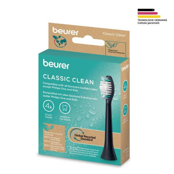 4 x Capete de perie Classic Clean pentru periute sonice SC30 SC50 4 x Capete de perie Classic Clean pentru periute sonice SC30 SC50