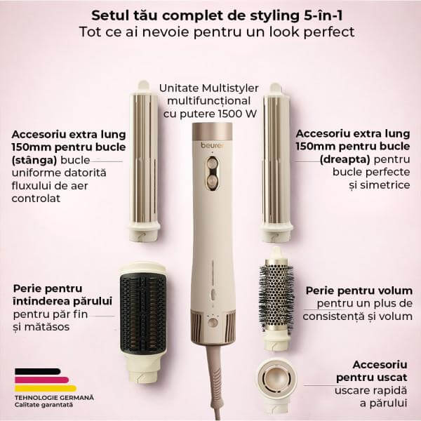 Beurer HT 100 Aparat de coafat multifunctional 5-in-1