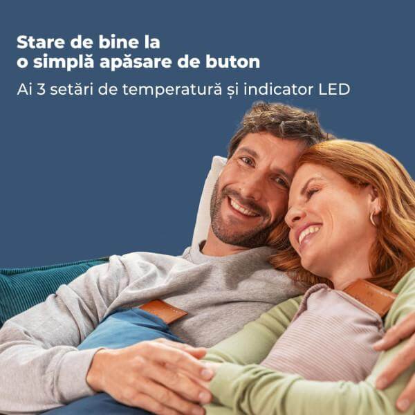 Beurer HK 77 Perna electrica cu acumulator, culoare: Albastru