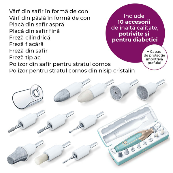 Beurer Set MP 84 manichiura/pedichiura profesionala