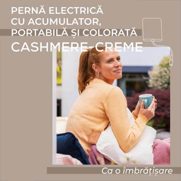 Beurer HK 77 Perna electrica cu acumulator, culoare: Crem