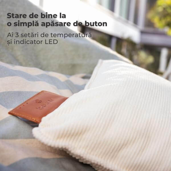 Beurer HK 77 Perna electrica cu acumulator, culoare: Crem