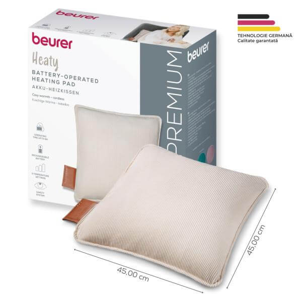 Beurer HK 77 Perna electrica cu acumulator, culoare: Crem