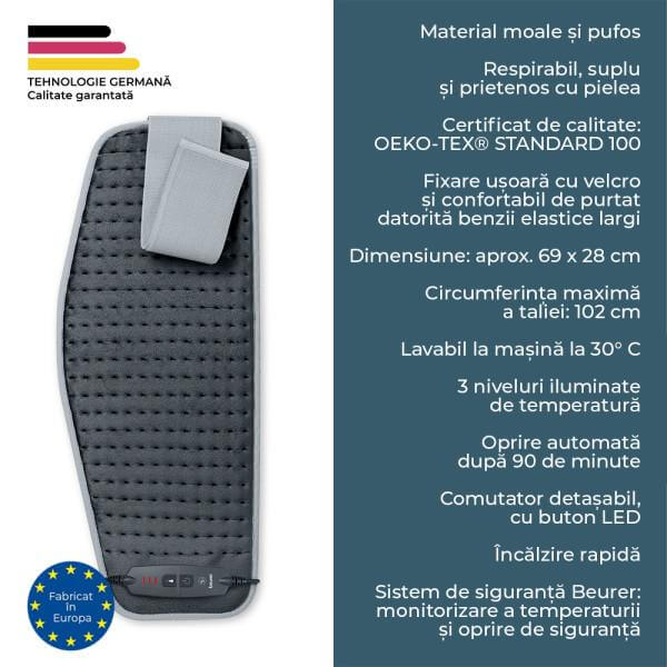 Beurer HK 60 Perna electrica multifunctionala, spate, abdomen, gat