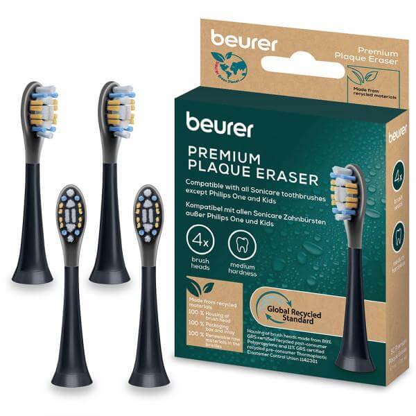 4 x Capete de perie Premium Plaque Eraser pentru periute sonice SC30 SC50