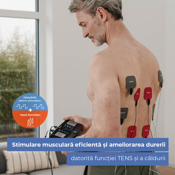 Beurer EM 89 Heat Dispozitiv digital TENS/EMS cu funcție de încălzire