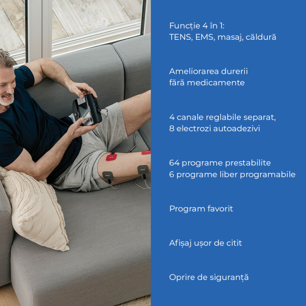 Beurer EM 89 Heat Dispozitiv digital TENS/EMS cu funcție de încălzire