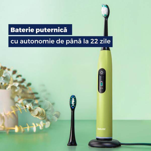 Beurer SC 50 Periuta de dinti electrica sonica Splashy Lemon Green Planet