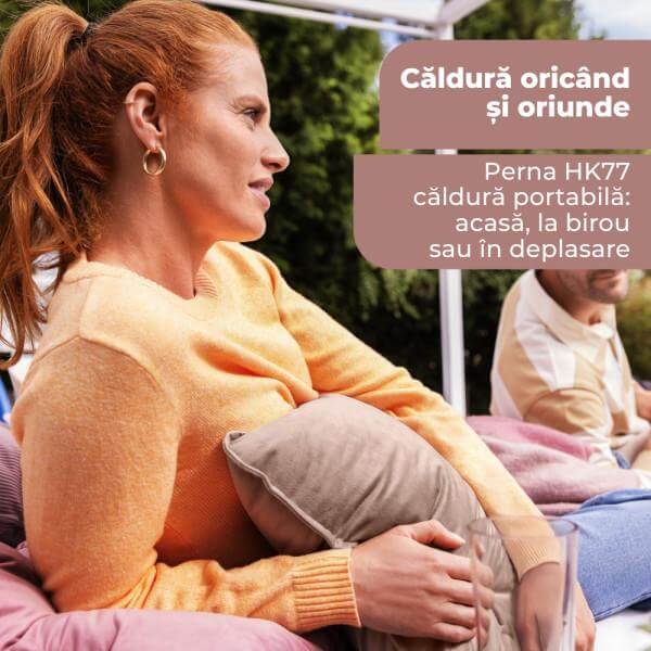 Beurer HK 77 Perna electrica cu acumulator, culoare: Taupe