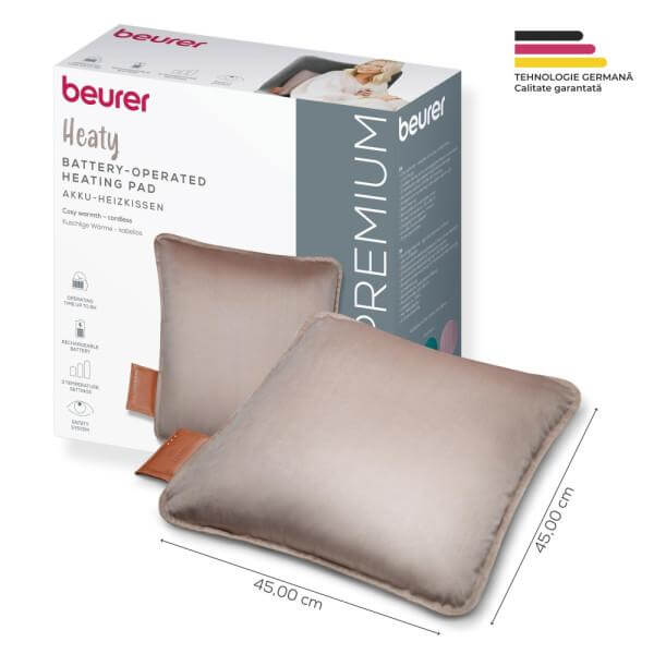 Beurer HK 77 Perna electrica cu acumulator, culoare: Taupe