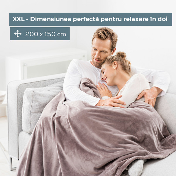 Beurer HD 150 XXL Patura electrica Taupe
