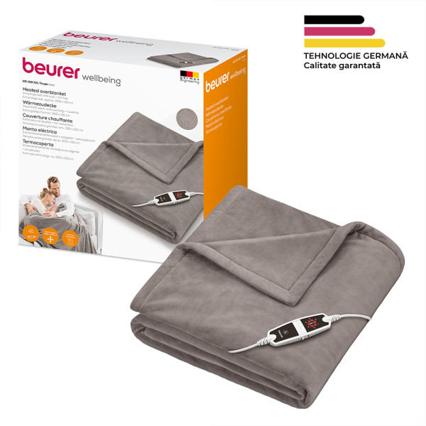 Beurer HD 150 XXL Patura electrica Taupe