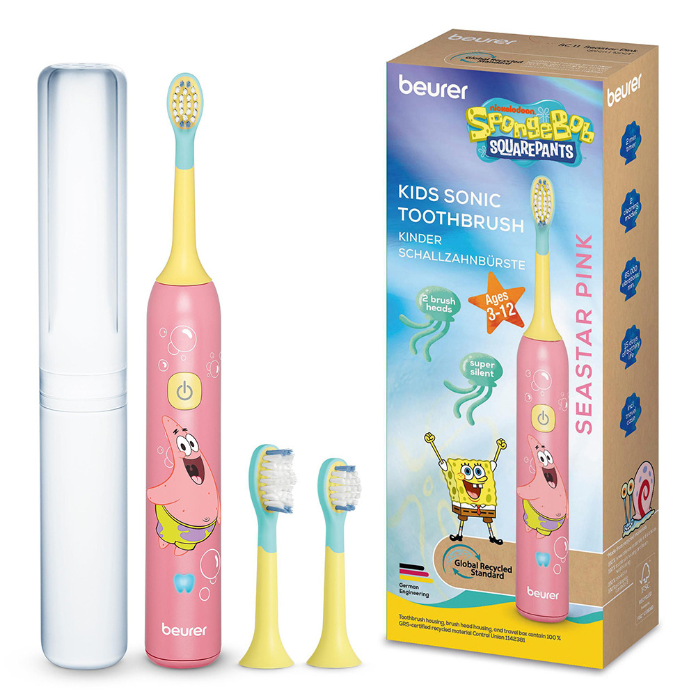 Periuta de dinti electrica sonica pentru copii, SC 11 Seastar Pink