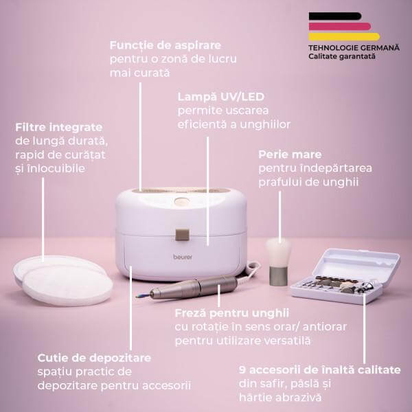 Beurer MP 200 Set de manichiura/ pedichiura profesionala StudioNails Pro