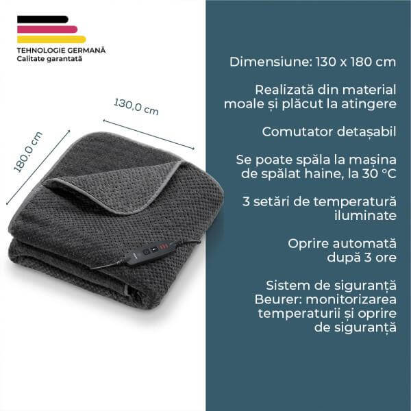 Beurer HD 65 Patura electrica moale