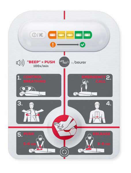 LifePad® de la Beurer - ajutor pentru resuscitare