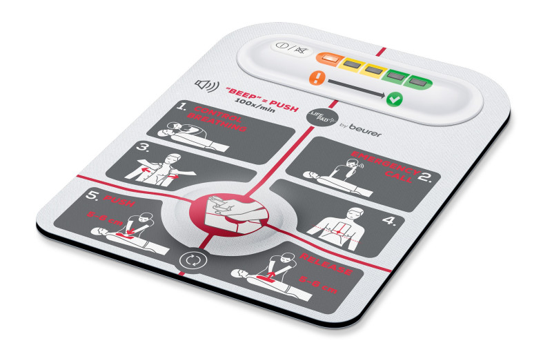 LifePad® de la Beurer - ajutor pentru resuscitare LifePad® de la Beurer - ajutor pentru resuscitare
