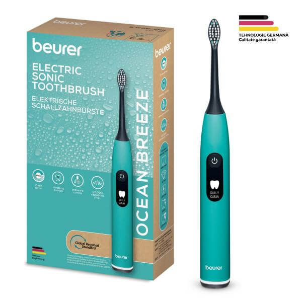 Beurer SC 50 Periuta de dinti electrica sonica Ocean Breeze Green Planet