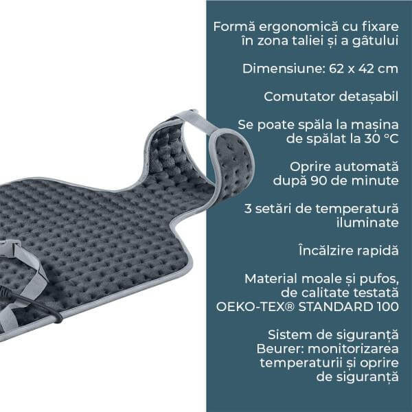 Beurer HK 64 Perna electrica pentru spate si cervicala