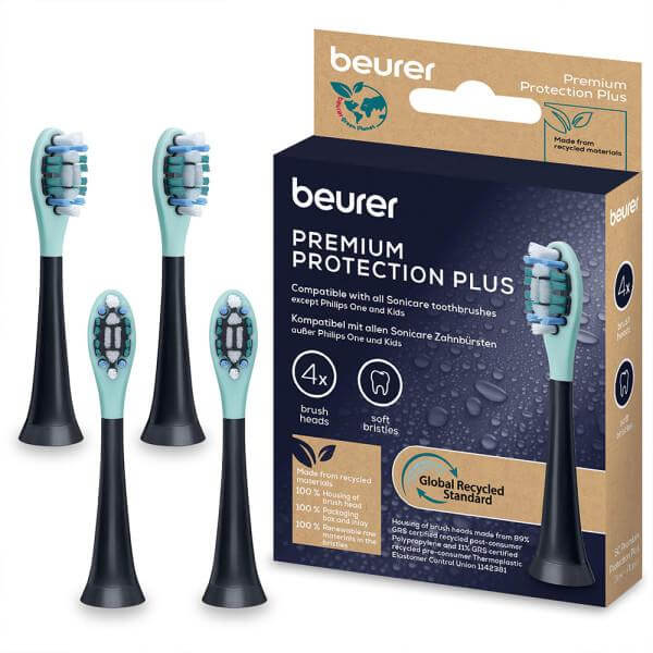 4 x Capete de perie Protection Plus pentru periuțe sonice SC30 SC50