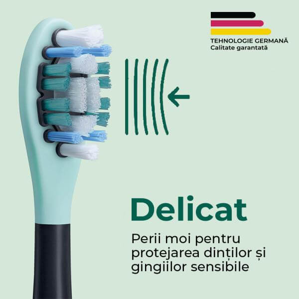 4 x Capete de perie Protection Plus pentru periuțe sonice SC30 SC50 4 x Capete de perie Protection Plus pentru periuțe sonice SC30 SC50
