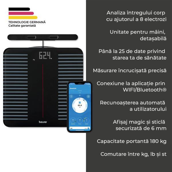 Beurer BF 990 Cantar de diagnoza cu WIFI/ Bluetooth