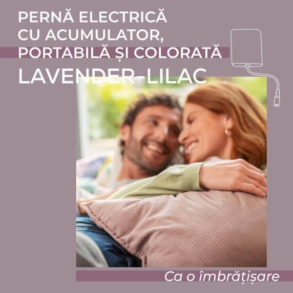 Beurer HK 77 Perna electrica cu acumulator, culoare: Liliac