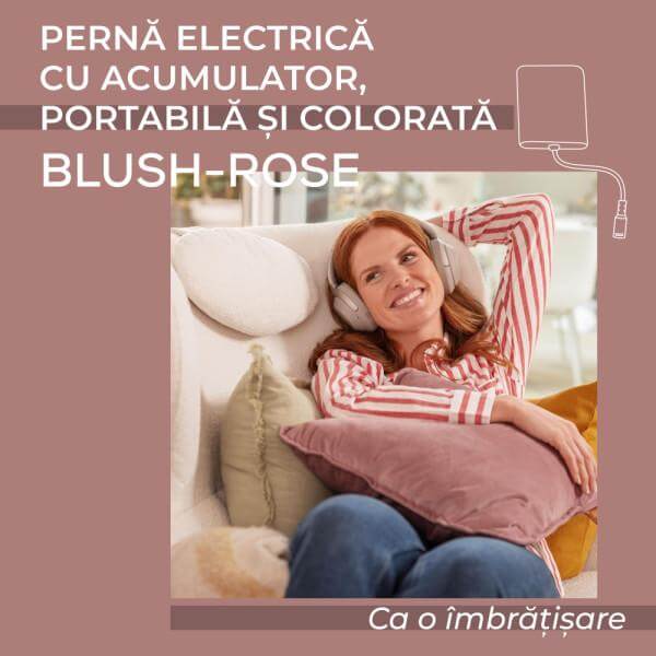 Beurer HK 77 Perna electrica cu acumulator, culoare: Rose