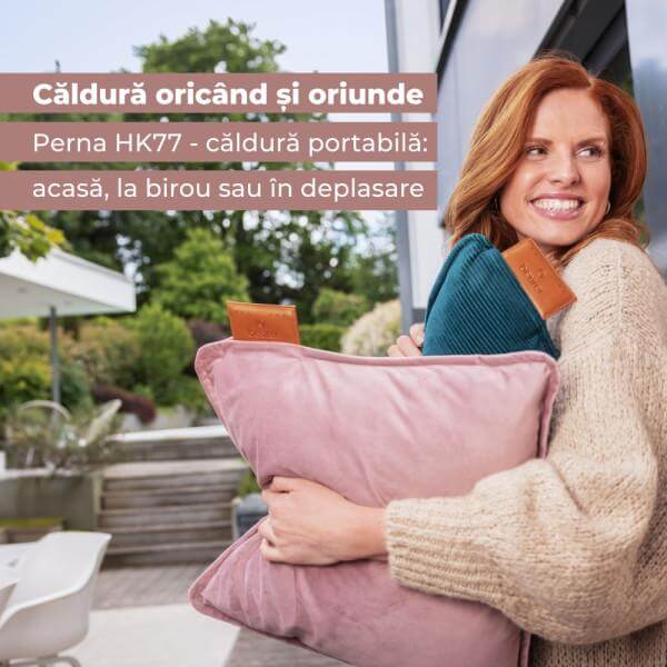 Beurer HK 77 Perna electrica cu acumulator, culoare: Rose