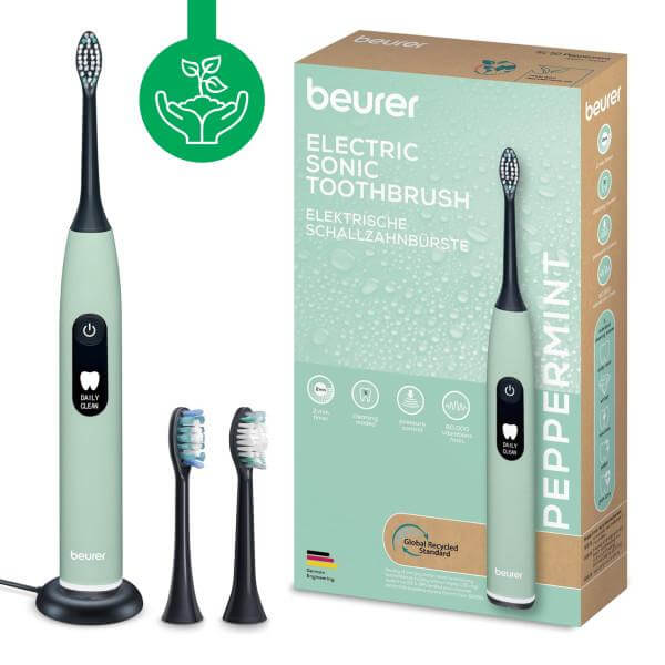Beurer SC 50 Periuta de dinti electrica sonica Peppermint Green Planet