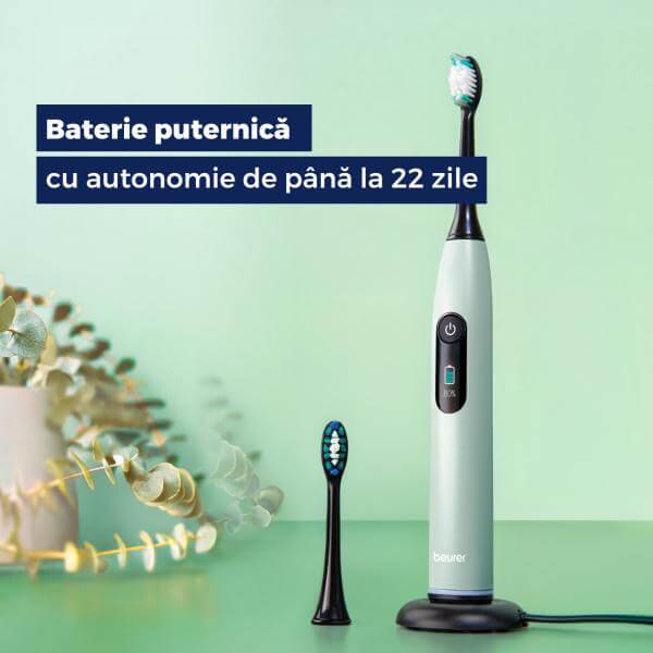 Beurer SC 50 Periuta de dinti electrica sonica Peppermint Green Planet