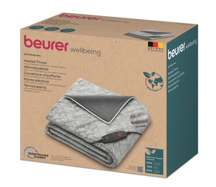 Beurer HD 75 Pătură electrică Green Planet
