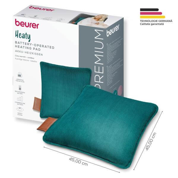 Beurer HK 77 Perna electrica cu acumulator, culoare: Verde