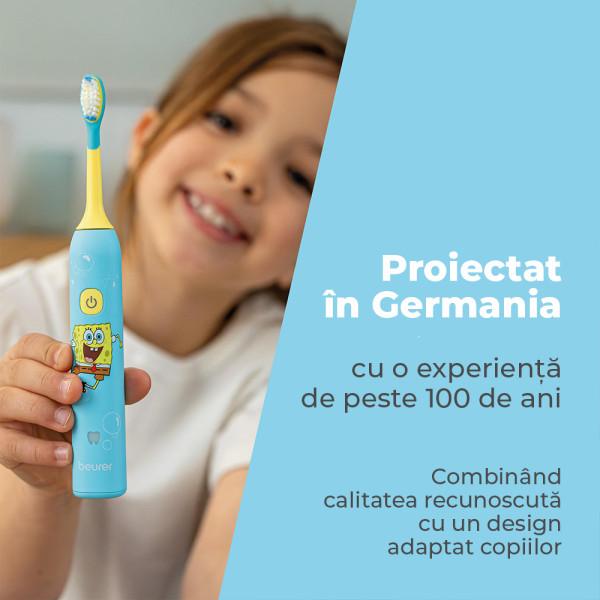 Periuta de dinti electrica sonica pentru copii, SC 11 Aqua Blue Periuta de dinti electrica sonica pentru copii, SC 11 Aqua Blue
